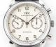 Super Clone IWC Schaffhausen Portugieser SS White Face Men Watch SWISS 7750 (3)_th.jpg